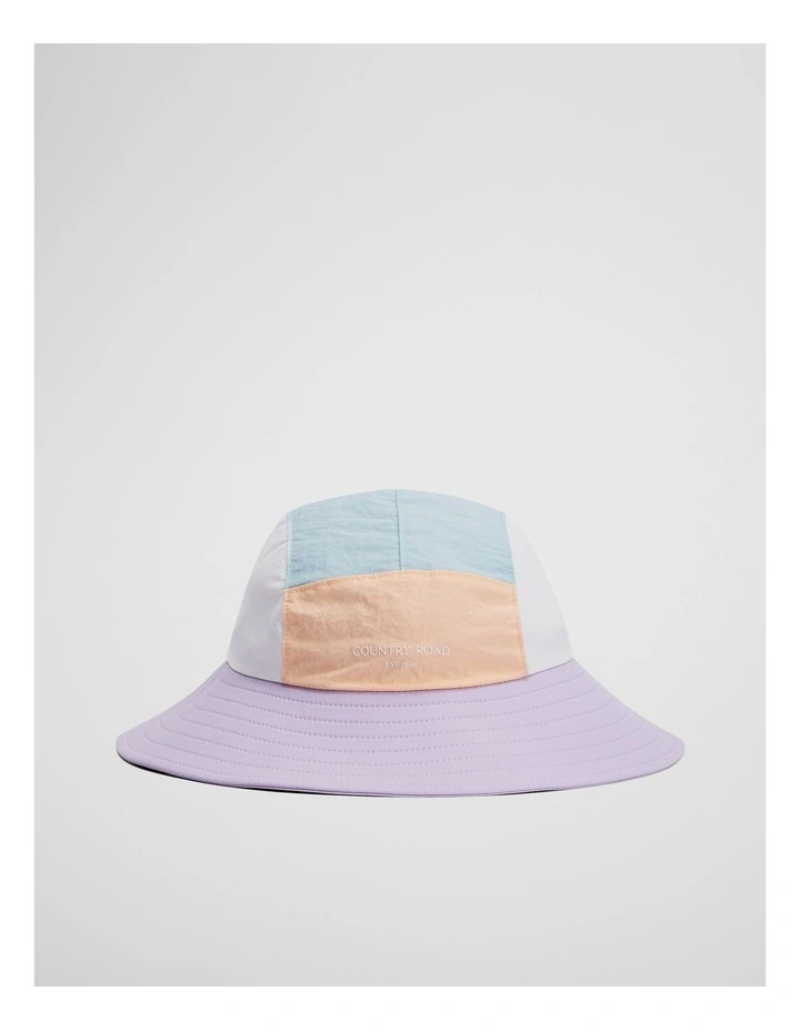 Block Bucket Hat in Lilac image 1