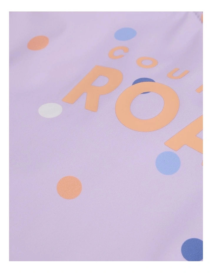 Recycled Nylon Blend Spot Logo Swimsuit in Multicolour image 2