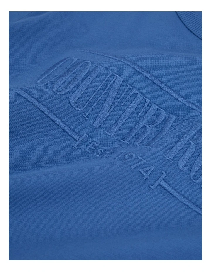 Verified Australian Cotton Heritage T-shirt in Marine image 5