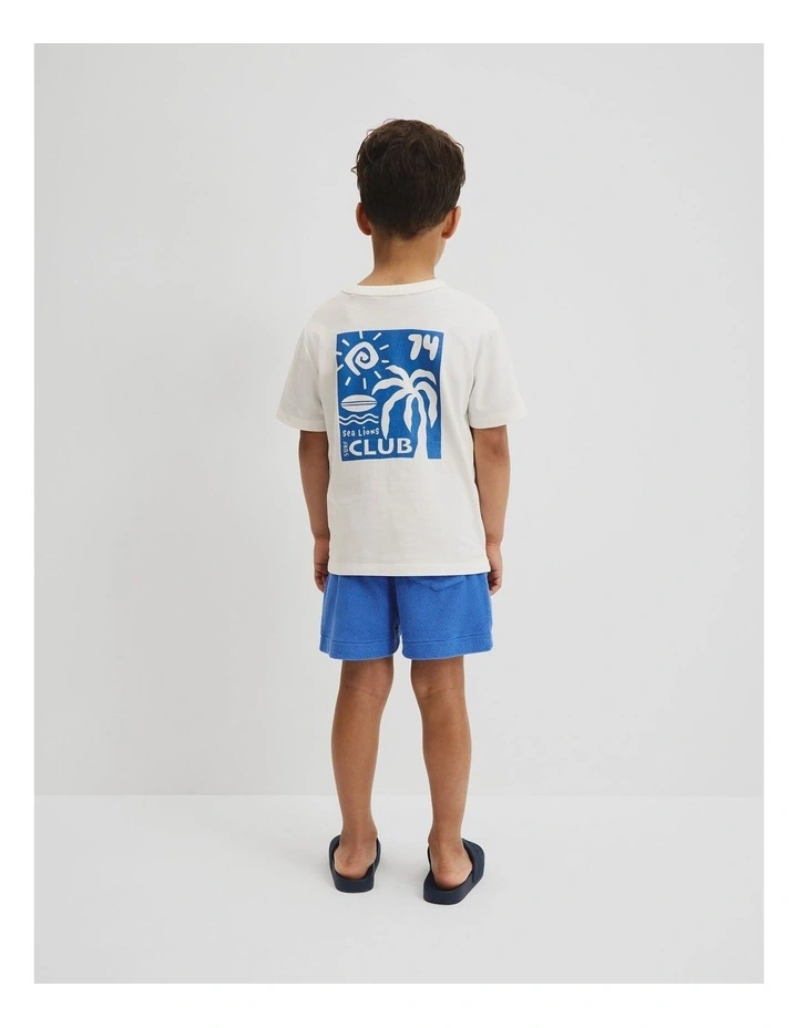Surf Club T-Shirt in Marshmallow image 3