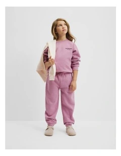 Australian Cotton Modern Sweat in Berry