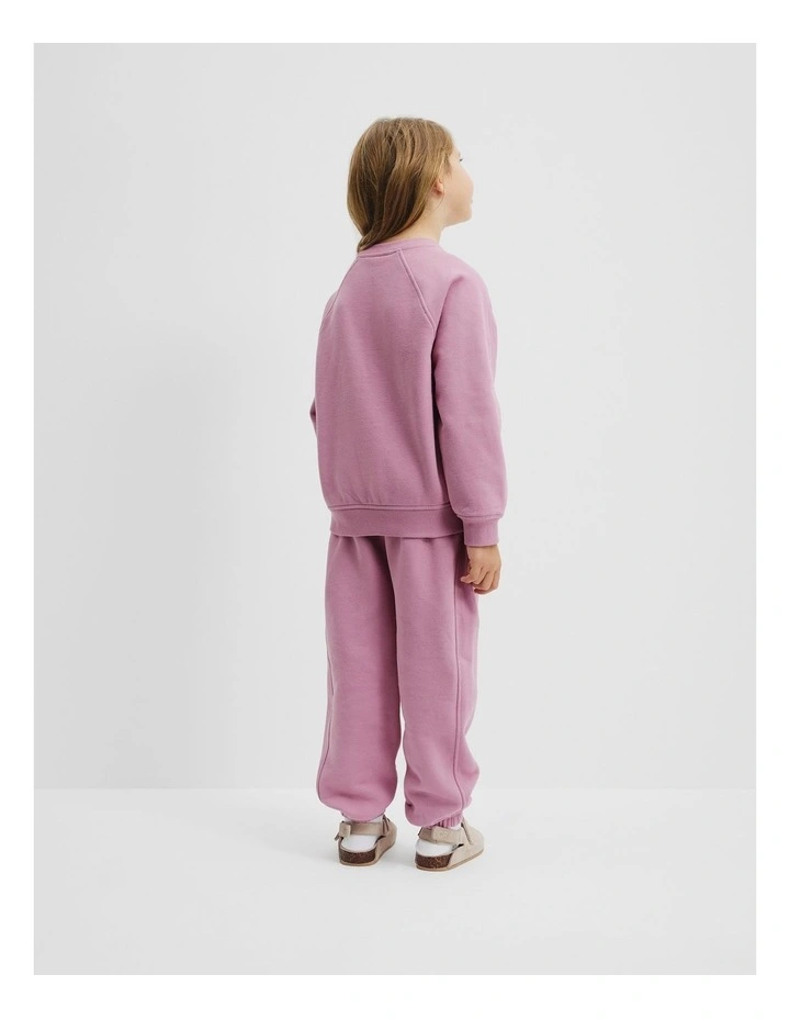 Australian Cotton Modern Sweat in Berry image 3
