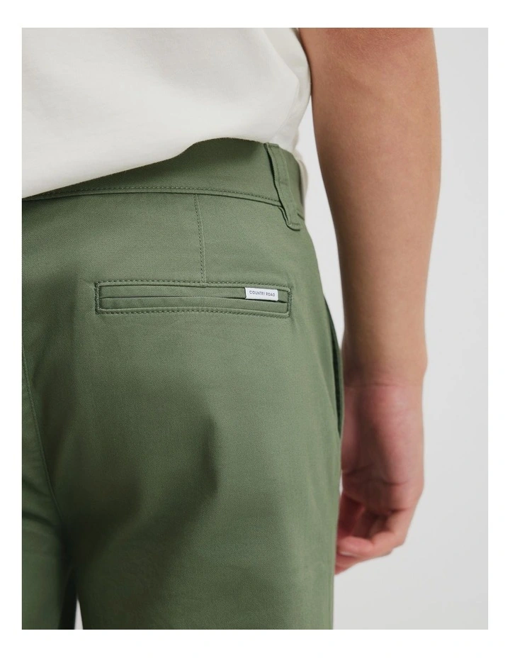 Teen Chino Pant in Sage image 3
