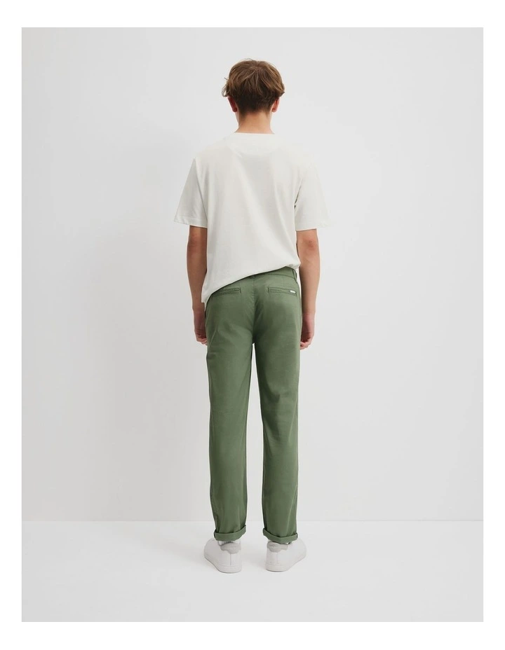 Teen Chino Pant in Sage image 4
