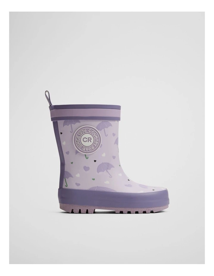 Classic Gumboot in Lilac Multi image 1