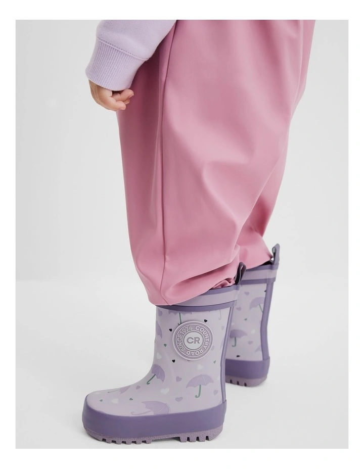 Classic Gumboot in Lilac Multi image 2