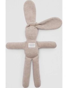 Rib Stripe Bunny in Mushroom Marle