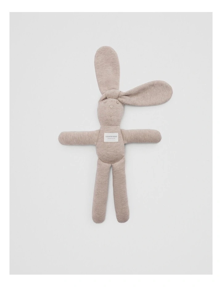 Rib Stripe Bunny in Mushroom Marle image 1