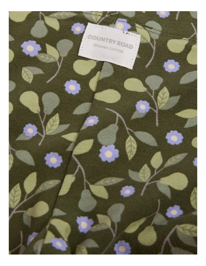 Cotton Blend Pear Legging in Pear image 2