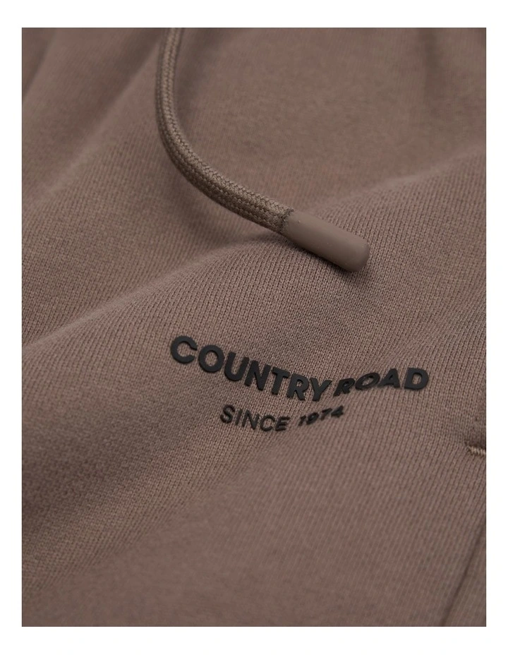 Australian Cotton Modern Track Pant in Chocolate image 3