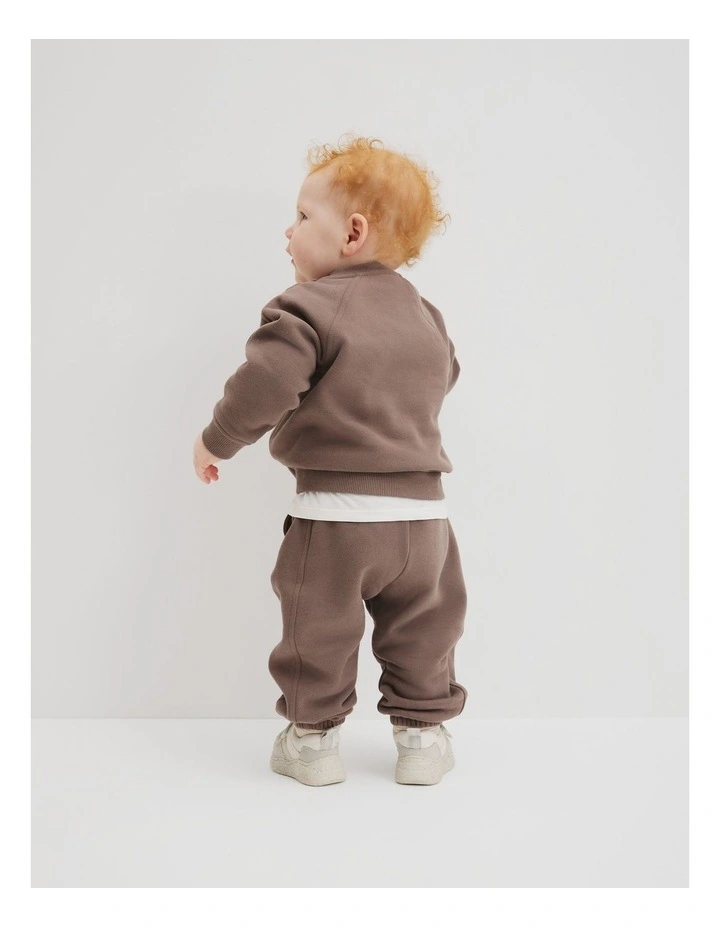 Australian Cotton Modern Sweat in Chocolate image 4