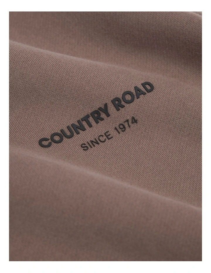 Australian Cotton Modern Sweat in Chocolate image 5