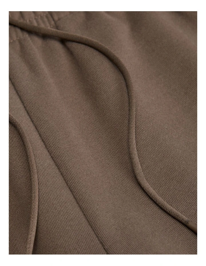 Australian Cotton Modern Track Pant in Chocolate image 2
