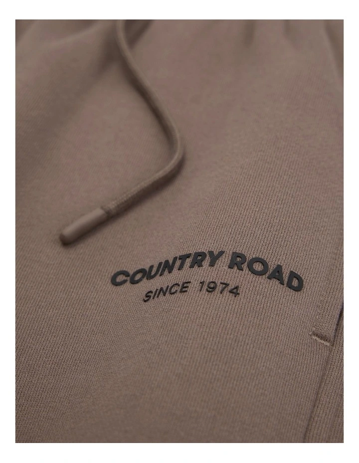 Australian Cotton Modern Track Pant in Chocolate image 5