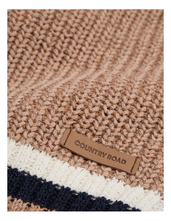 Raglan Knit in Terracotta Marle image 2