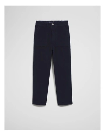 Organically Grown Cord Pant in Navy