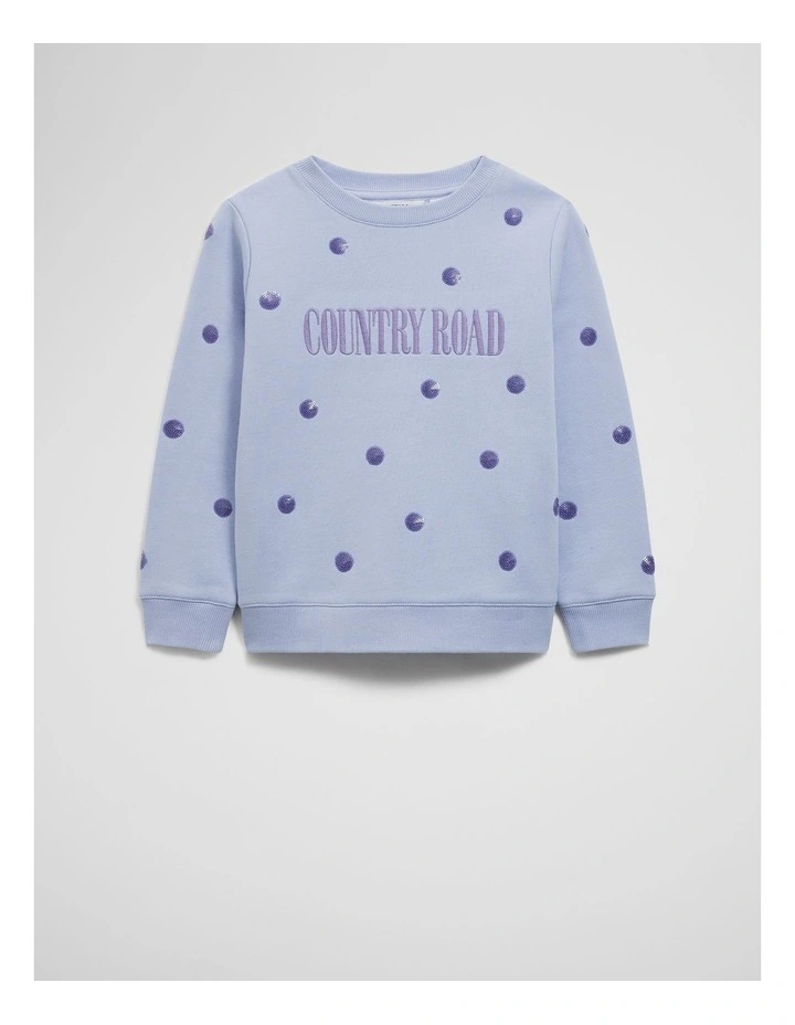Verified Australian Cotton Sweat in Blue image 1