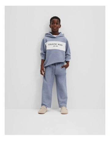 Towards Circularity Track Pant in Steel Blue
