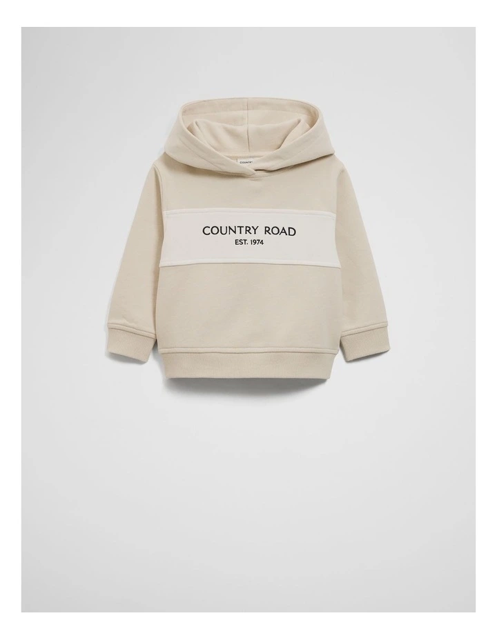 Towards Circularity Hooded Sweat in Pebble image 4
