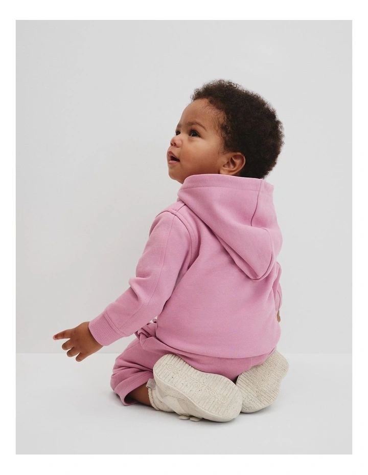 Hooded Sweat in Dusty Rose image 3