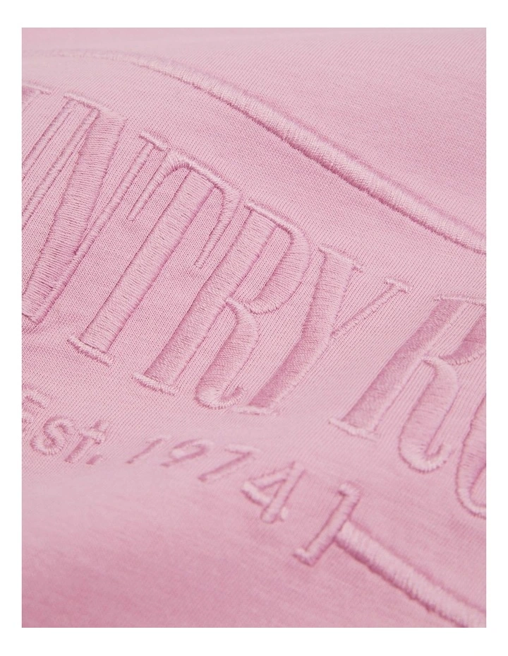 Verified Australian Cotton Heritage T-shirt in Berry image 5