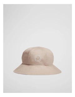 Baby Round Logo Hat in Oat