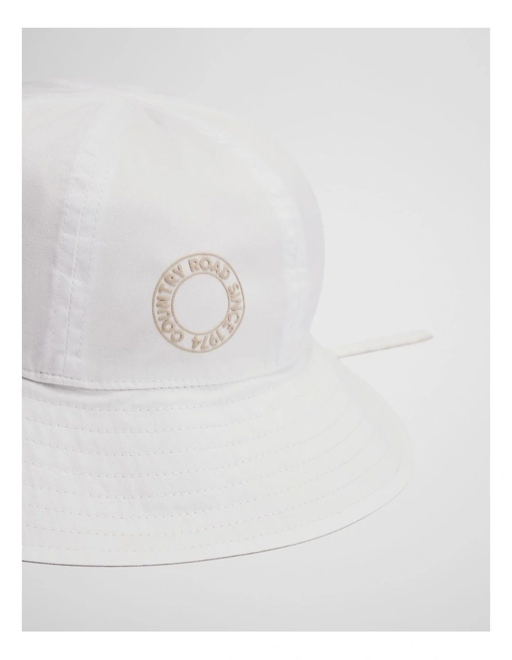 Baby Round Logo Hat in Oat image 2