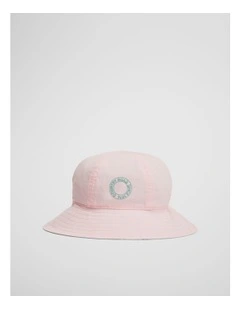 Baby Round Logo Hat in Mineral Pink