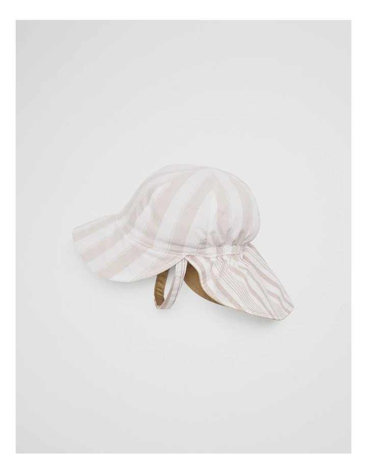 Baby Reverse Sun Hat in Oat image 1