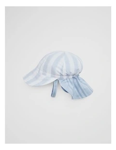Baby Reverse Sun Hat in Slate Blue