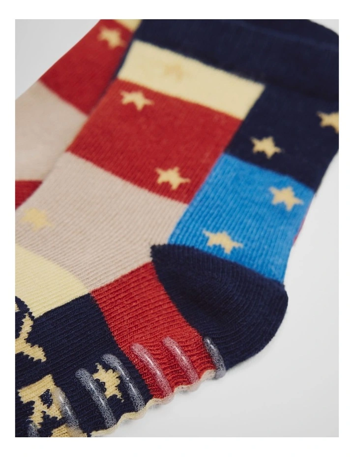Star Socks in Multi image 2