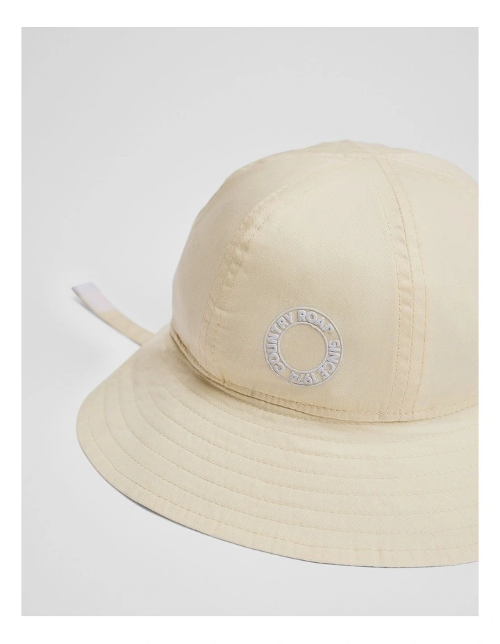 Newborn Round Logo Hat in Soft Blue image 2