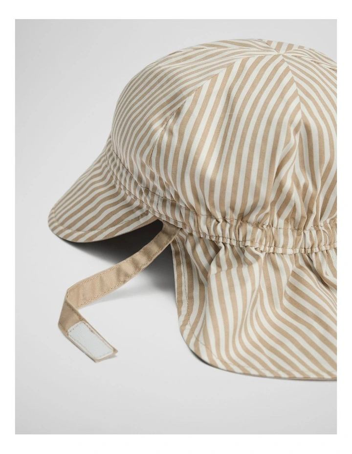 Baby Ears Sun Hat in Oat image 2