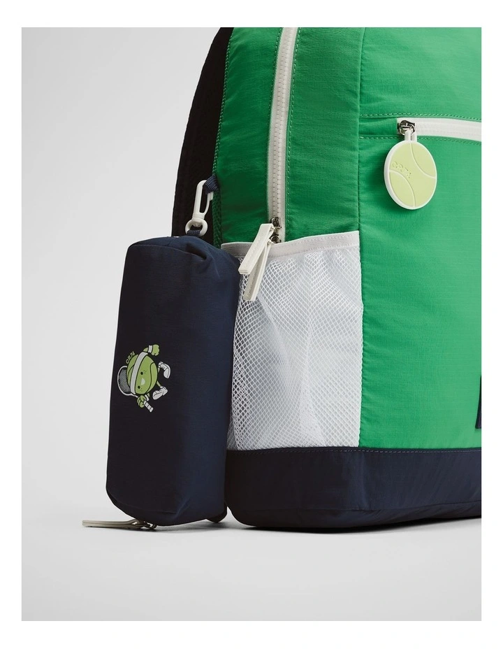 Tennis Backpack in Green image 3
