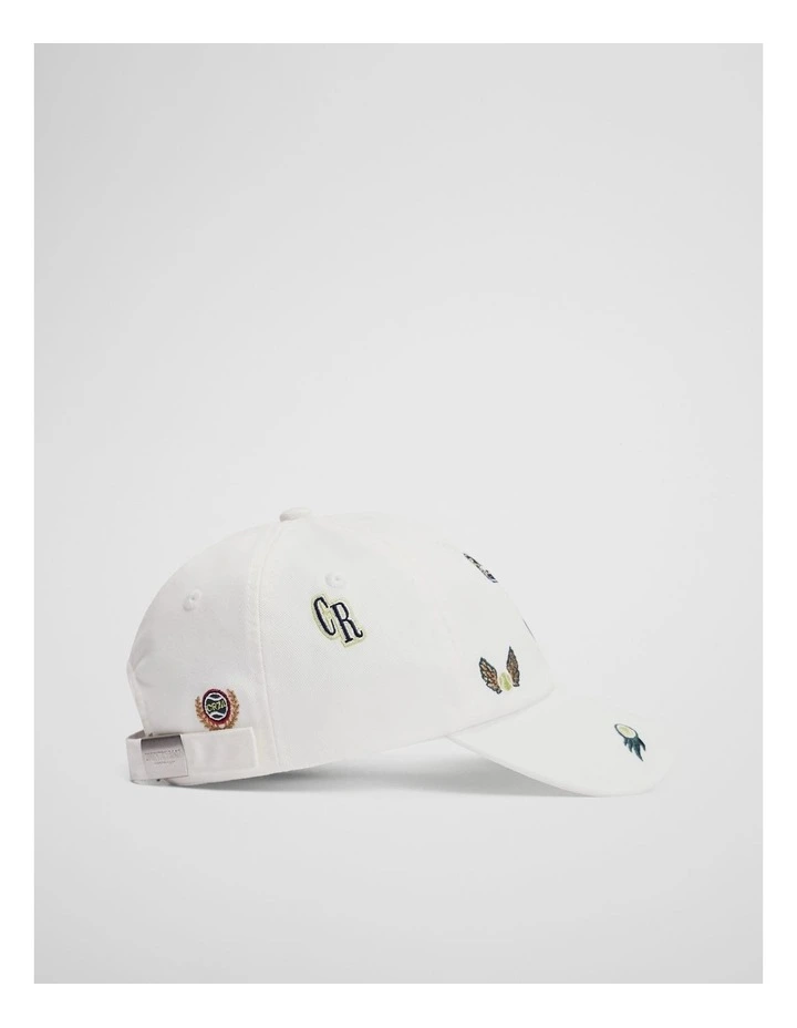 Child Embroidered Cap in Marshmallow image 2