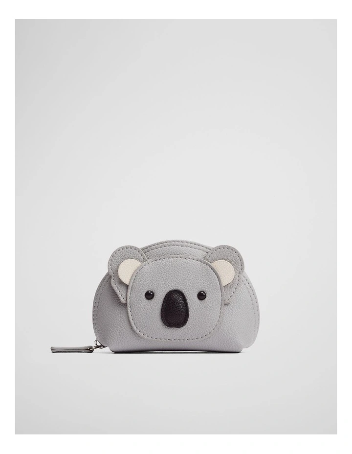 Koala Purse in Soft Grey image 1