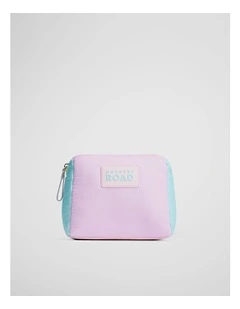 Ripstop Cosmetic Case Bag in Lilac Multi