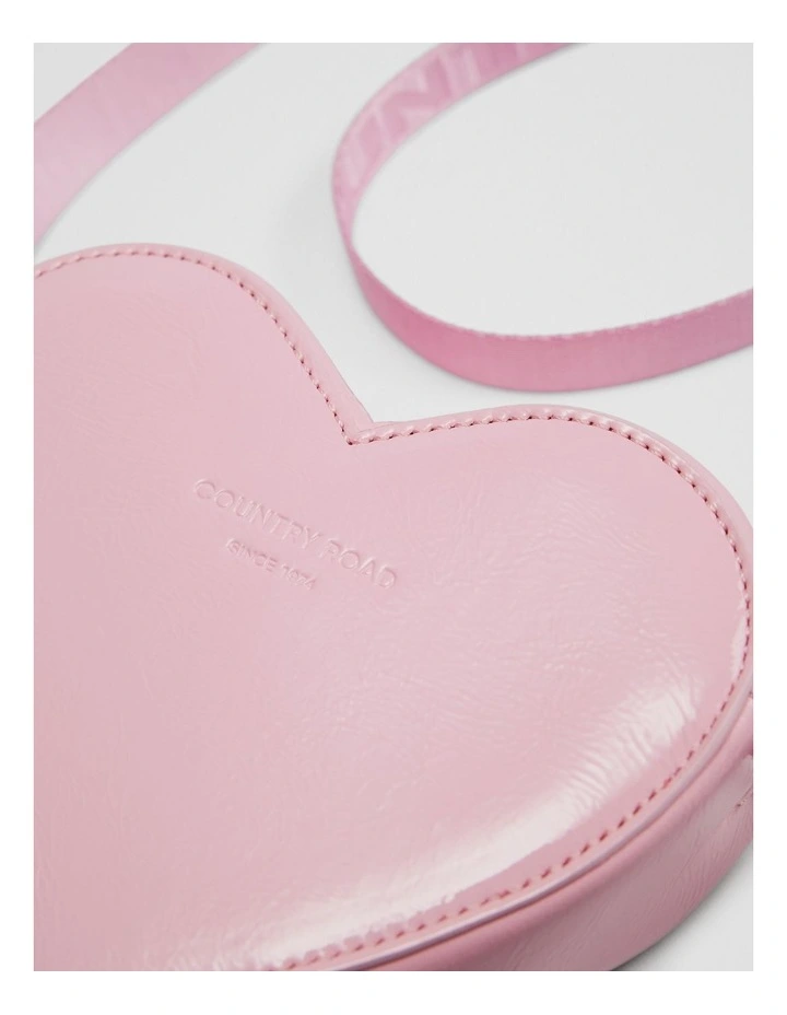 Heart Crossbody in Mineral Pink image 2