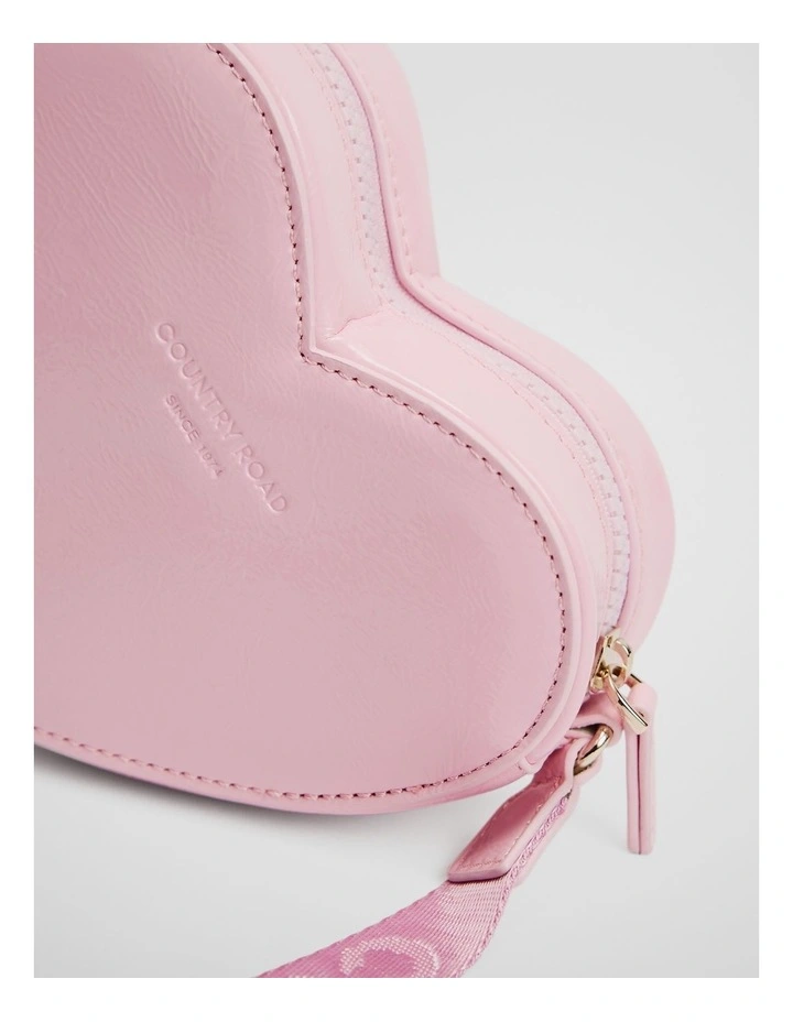 Heart Crossbody in Mineral Pink image 3