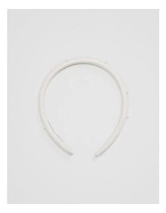 Pearl Headband in Marshmallow