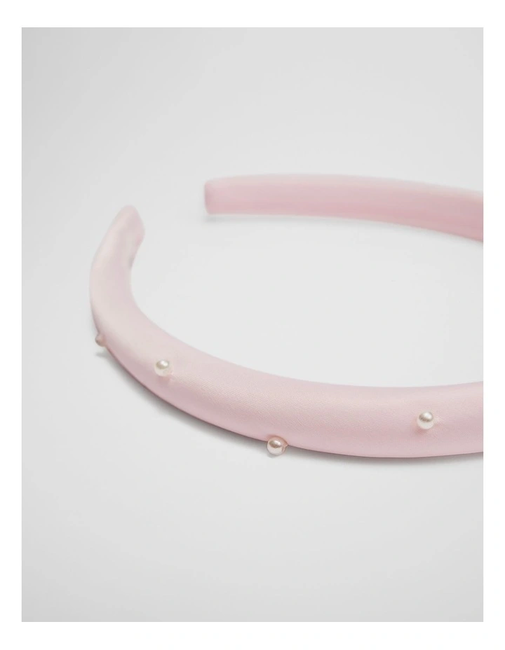 Pearl Headband in Mineral Pink image 2