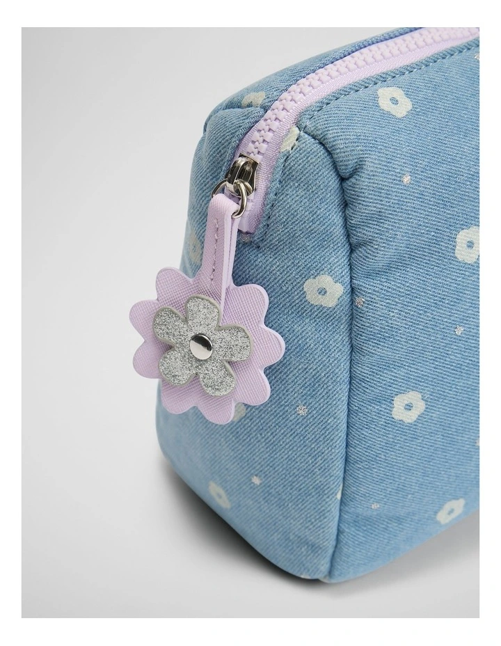 Chambray Cosmetic Case Bag in Chambray image 2