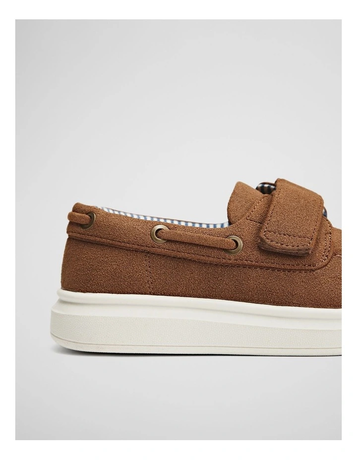 Hudson Boat Shoe in Tan image 3
