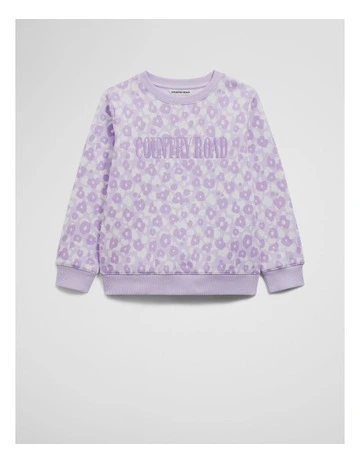 Australian Cotton Heritage Sweat in Lilac Flower