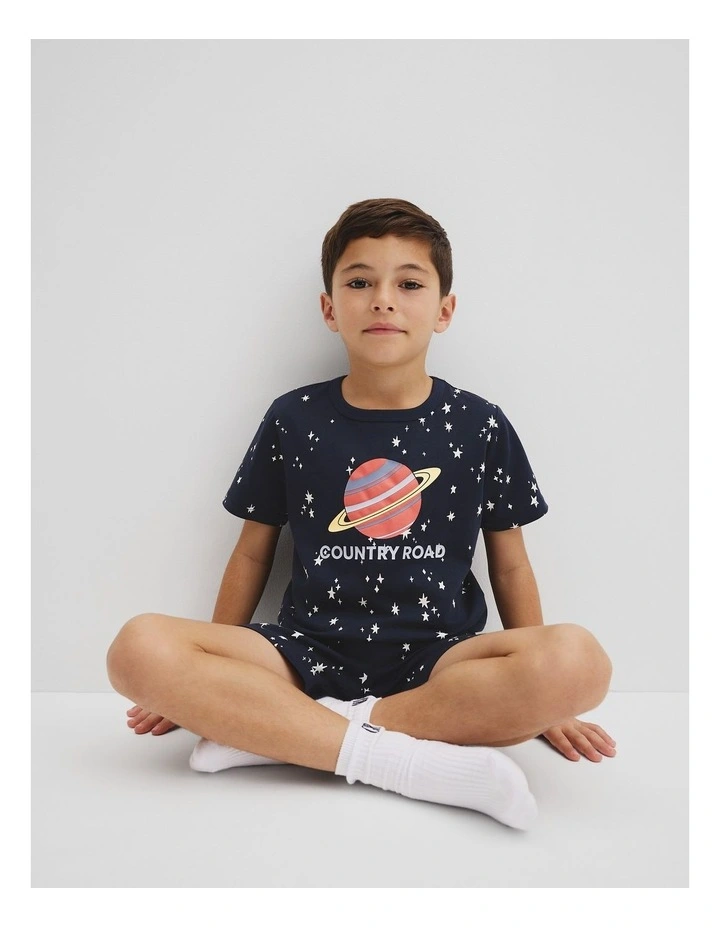 Outer Space Pyjama Set in Navy image 1