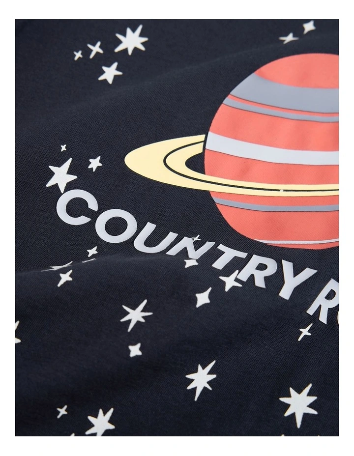 Outer Space Pyjama Set in Navy image 5