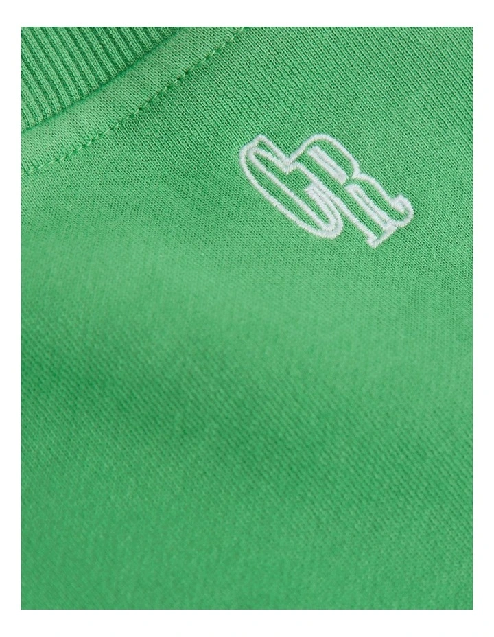 Country Road Championship Oversized Sweat in Jade image 6