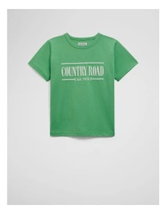 Verified Australian Cotton Heritage T-shirt in Jade Green