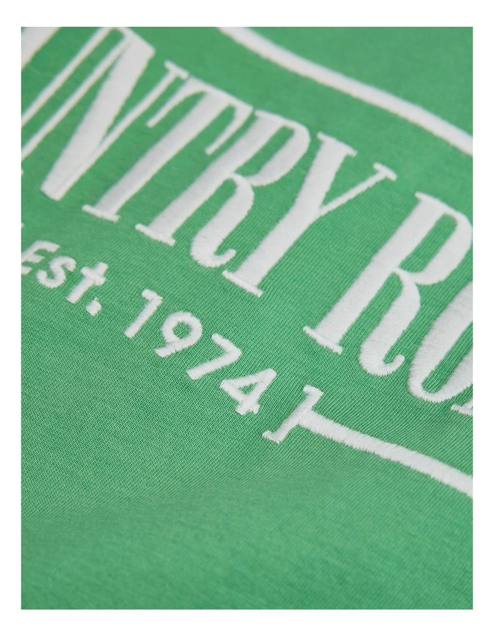 Verified Australian Cotton Heritage T-shirt in Jade Green image 2