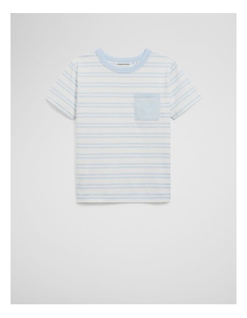 Soft Blue Stripe colour
